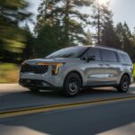 Un modificado Kia Telluride X-Pro se prepara para competir en el “Rally Rebelle 2024”